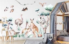Large Australian Animals Wall Decals