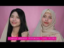 simple korean hijab makeup tutorial