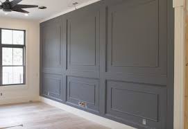 Double Raised Panel Feature Wall