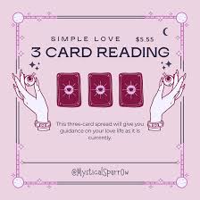 simple love 3 card reading