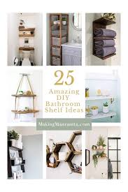 24 Awesome Diy Bathroom Shelf Ideas