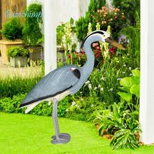 Gazechimp Blue Heron Decoy Garden