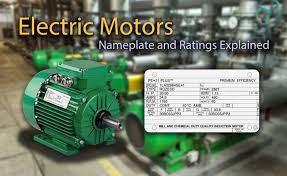 motor nameplate and ratings explained