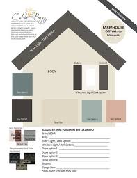 Farmhouse Exterior Paint Color Palette