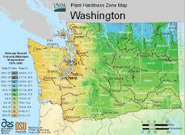 Washington Climate Zones Usda Map For