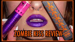 zombie kiss lipstick review limited