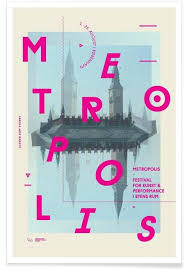Metropolis1 As Aluminium Print By Andreas Jarner Juniqe