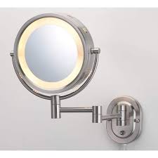 lighted wall makeup mirror