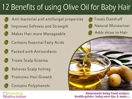Baby oil is cheap, we may have some lying around from our last baby shower, we may use it to take off our makeup or rub on to fight frostbite in winter so who's to say that some haven't thrown in a spoonful of baby oil while whipping up a hair concoction? 12 Benefits Of Using Olive Oil For Baby Hair Baby Dry Scalp Remedies Baby Hairstyles Olive Oil Hair