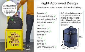 50 lbs / 23 kgs Ba Cabin Baggage Size In Inches Online