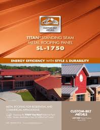 Titan Standing Seam Metal Roofing Panel Sl 1750 Custom
