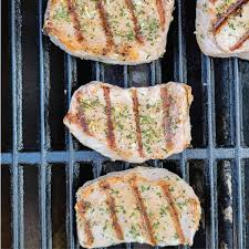 juicy and delicious grilled pork chops