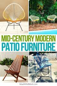 Mid Century Modern Patio Furniture