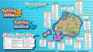 Pokemon Sun and Moon Maps (Pokemon and Zygarde Locations) 1080p and 8k UHD  : r/pokemon