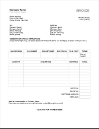 Invoice Template Microsoft Office Magdalene Project Org