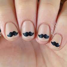 mustache nail art designs k4 fashion