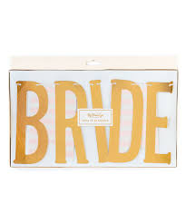My Minds Eye Gold Bride To Be Word Banner