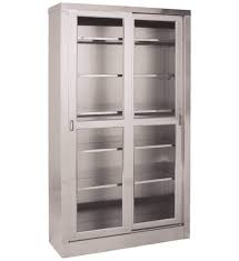Medical Cabinet With Sliding Glass Doors