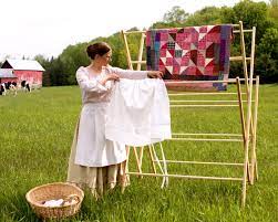 Wall box height is 20.5 for either size. Amish Wooden Clothes Drying Racks Clotheslines Com
