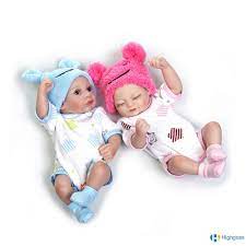 Bộ đồ chơi búp bê tái sinh hình em bé sơ sinh bebe NPK bằng silicon mini dễ  thương
