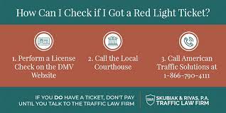 i got a red light ticket in florida