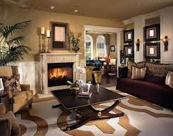 living room design ideas in brown and