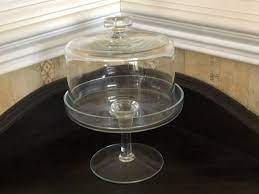 Glass Clear Solid Cake Cupcake Stands