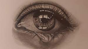 Crying eye sketches