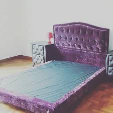Purple Queen Size Bed Frame Furniture