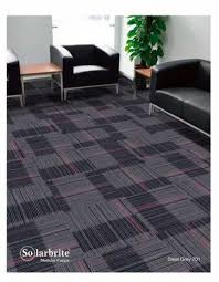 grey polypropylene carpet tile for