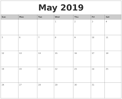 004 Free Excel Calendar Template Editable Excellent 2019