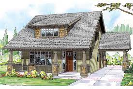 Craftsman Bungalow House Plan Porte