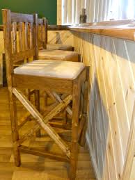 rustic bar stools ana white