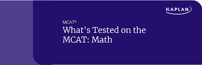 The Mcat Math Kaplan Test Prep