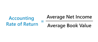 Accounting Rate Of Return Formula