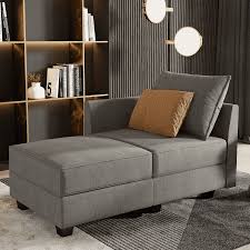 sleeper sofa couch with storage chaise