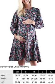 Dresses 15752 Olian Maternity Gray Purple Geometric Stretch