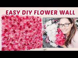 Diy Flower Wall Flower Backdrop Diy
