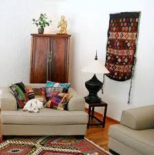 ethnic eclectic living room malmo