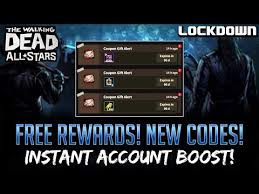 free rewards in twd allstars new codes
