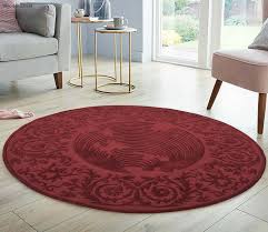 hand tufted round wool carpet