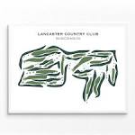 Buy the best printed golf course Lancaster Country Club, Wisconsin ...