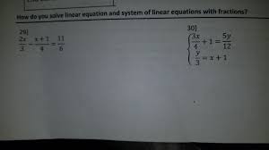 Solved How Do You Solve Linear Equation