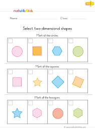 Drawing and identifying simple shapes. Two Dimensional Shapes Worksheets For Kindergarten Identifying 2d Shapes Worksheets