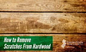 how to remove scratches from hardwood