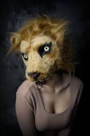 lifelike lion king mask party
