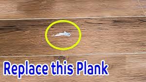 how to replace a vinyl plank with a