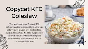 copycat kfc coleslaw recipe lana s