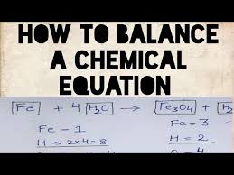 How To Balance A Chemical Equation