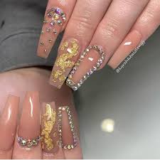 nail art foil gold daily charme